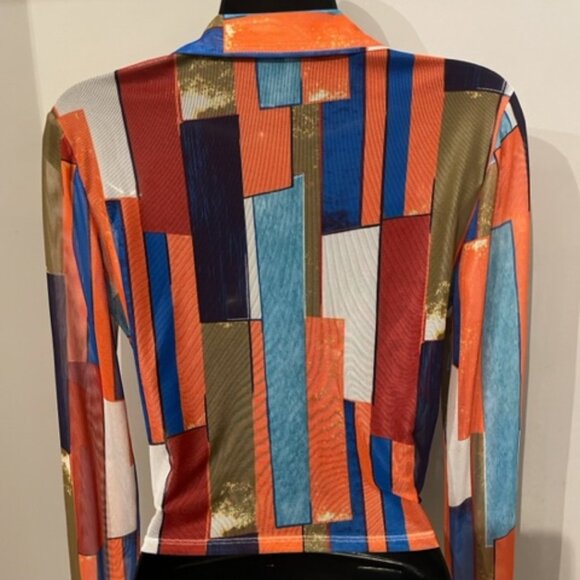 Multicolor Crop Top - Picture 4 of 5